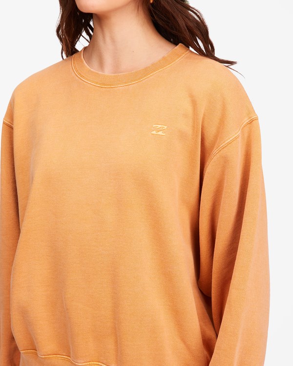 Billabong Ideal Crewneck Sweatshirt Toffee | SXEYN9217