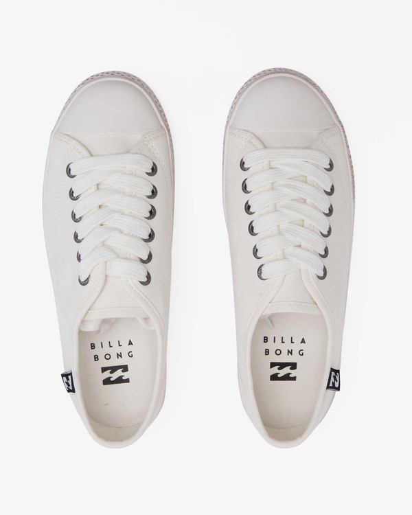 Billabong Indie Canvas Shoes Off White | PAJXS3657