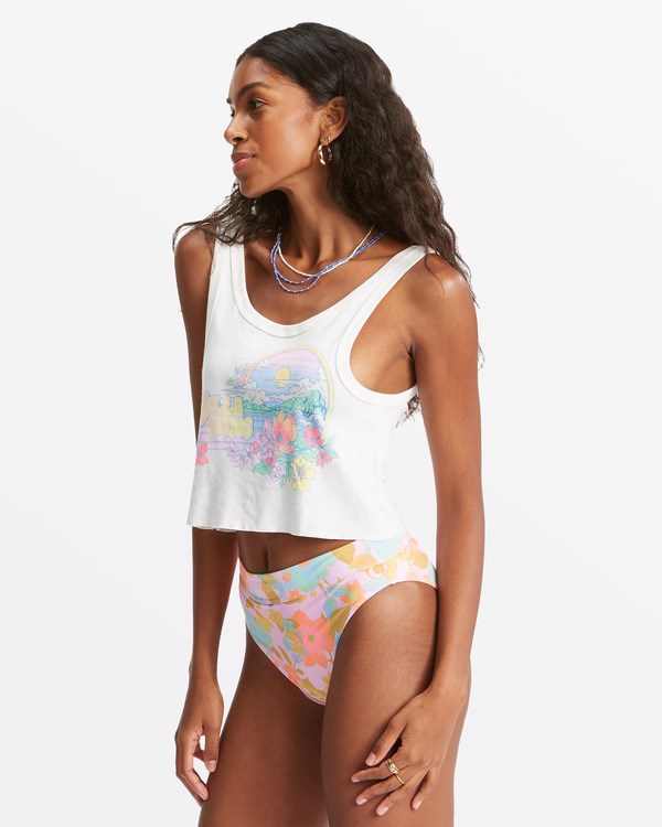 Billabong Island Flower Tank Top Salt Crystal | BSWPV4687