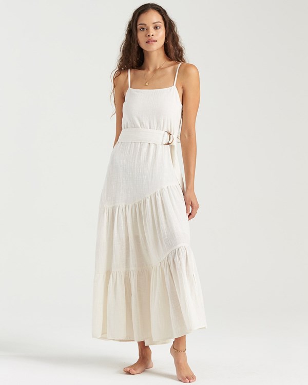 Billabong Island Spirit Maxi Dress White Cap | AIGQM5914