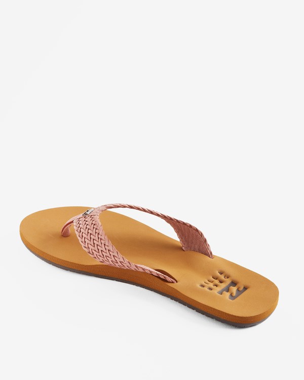 Billabong Kai Braided Sandals Stone Rose | LQIEK5834