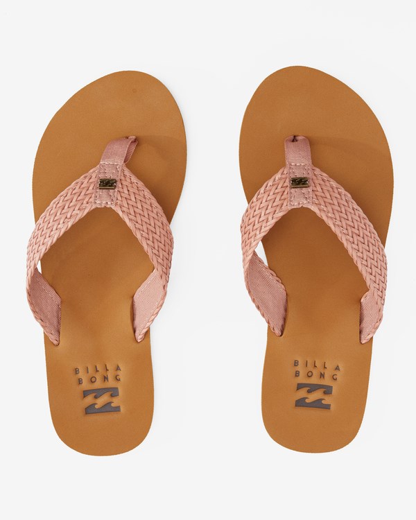 Billabong Kai Braided Sandals Stone Rose | LQIEK5834