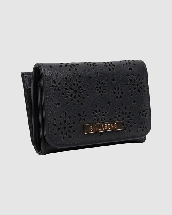 Billabong Lana Tri-fold Wallet Black | TAUJR2536