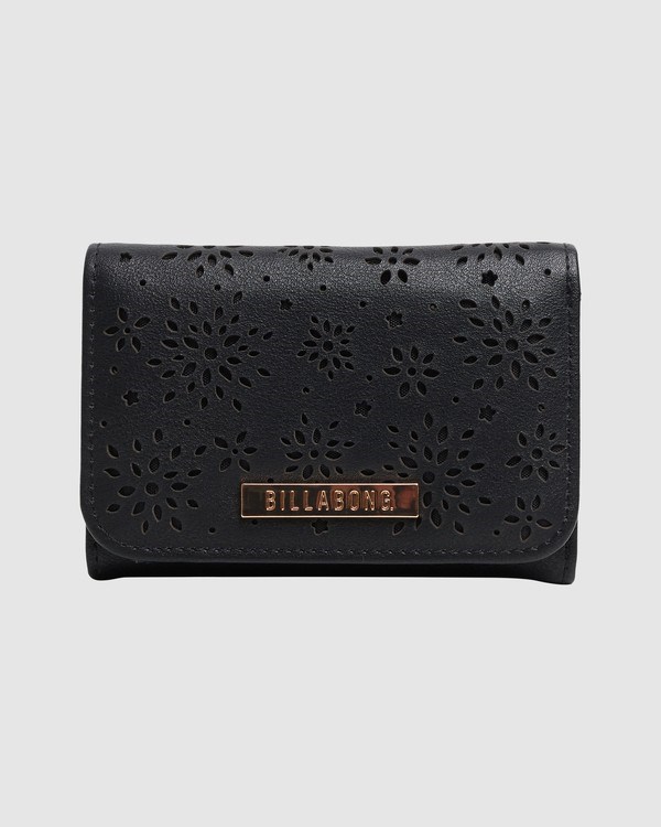 Billabong Lana Tri-fold Wallet Black | TAUJR2536