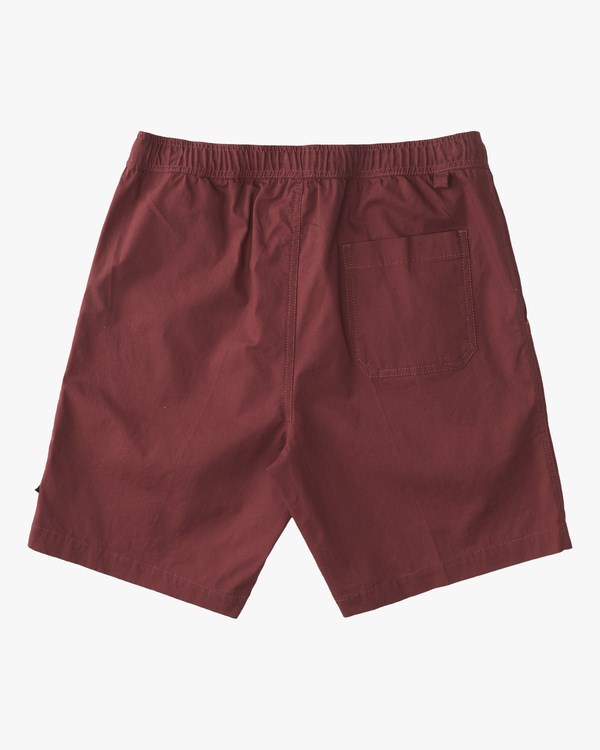 Billabong Layback Twill Elastic Waist Shorts 18