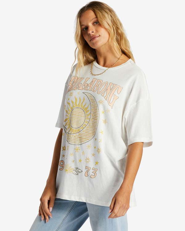 Billabong Light Of Dawn T-shirt Salt Crystal | BFMHE7940