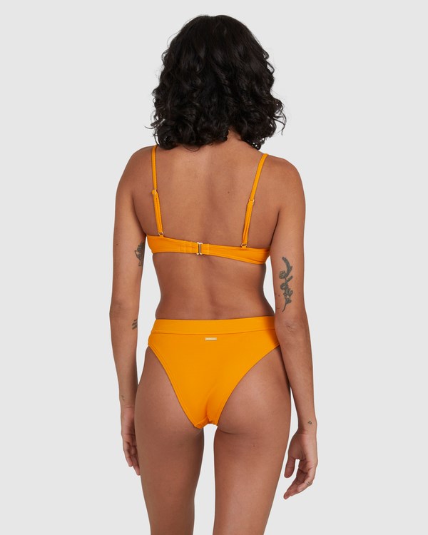 Billabong Love Myself Maui Rider High-Rise Bikini Bottoms Amber | THAMB3847