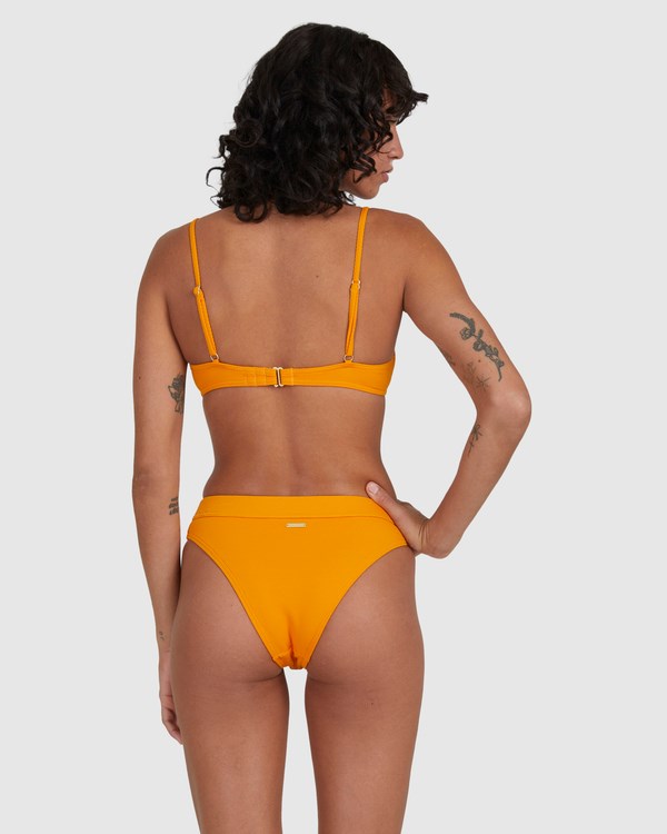 Billabong Love Myself Maui Rider High-Rise Bikini Bottoms Amber | THAMB3847