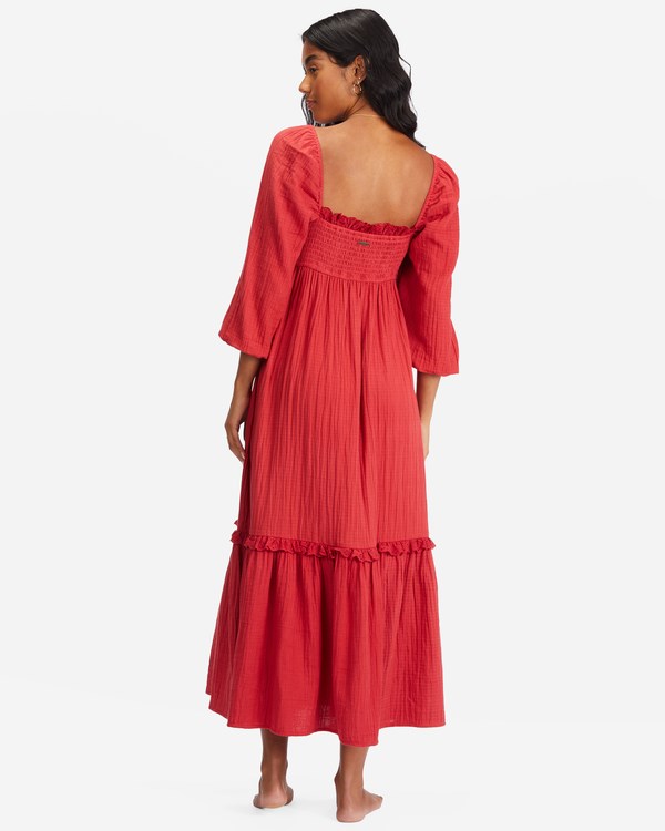 Billabong Magic Hour Midi Dress Deep Love | IWUVB7895