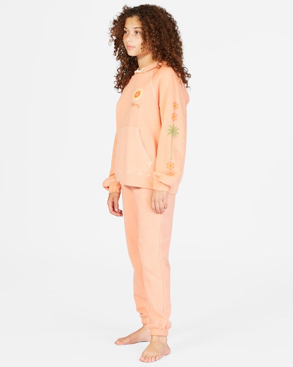 Billabong Making Waves High-Waist Sweatpants Pretty Peach | ETAYJ5291