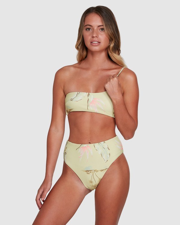 Billabong Maui Babe Hi Maui Rider Bikini Bottoms Lemongrass | HJXRK8913