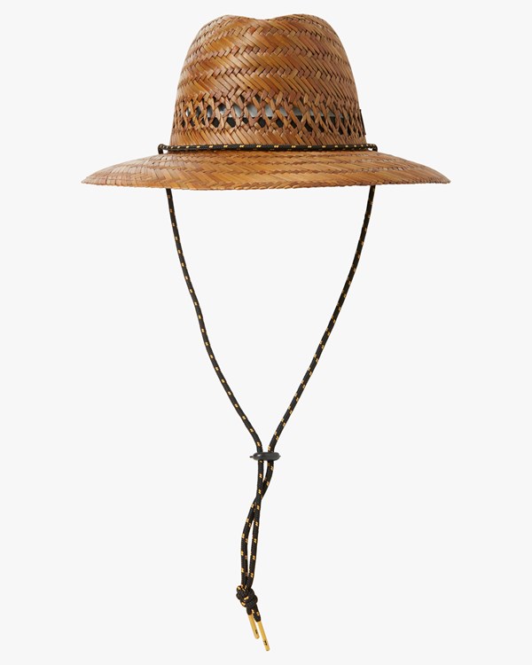 Billabong Nomad Vented Straw Hat Brown | ABEXN2704