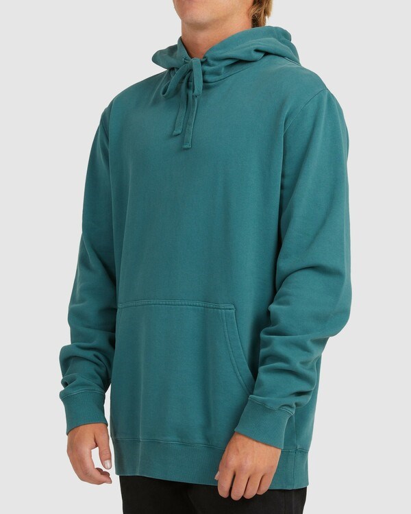 Billabong Overdyed Pop Pullover Hoodie Deep Teal | FYVCP0371