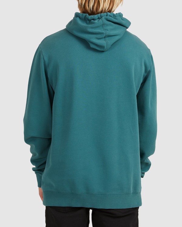 Billabong Overdyed Pop Pullover Hoodie Deep Teal | FYVCP0371