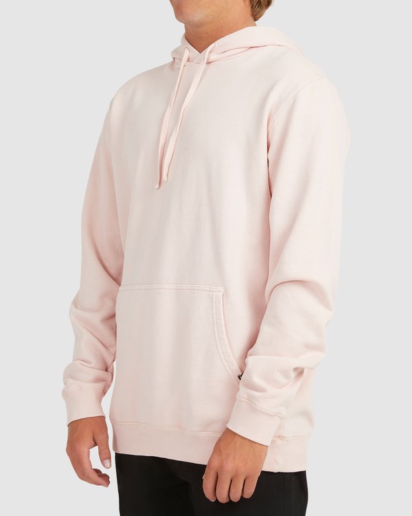 Billabong Overdyed Pop Pullover Hoodie Dusty Pink | HCJUE7586