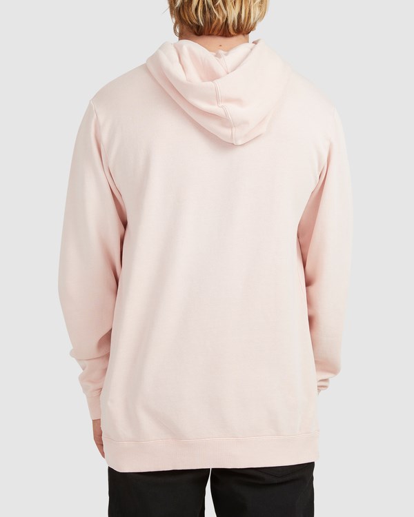 Billabong Overdyed Pop Pullover Hoodie Dusty Pink | HCJUE7586