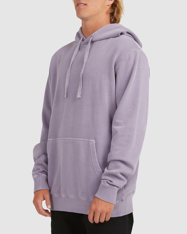 Billabong Overdyed Pop Pullover Hoodie Purple Haze | TNRXF0836