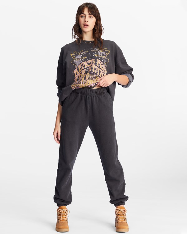 Billabong Saturday Sweatpants Off Black | CRQAG3462