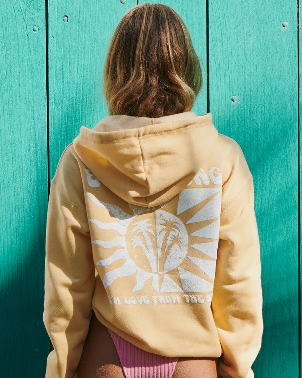 Billabong Season Of The Sun Graphic Hoodie Mellow Daze | IAGUW6394