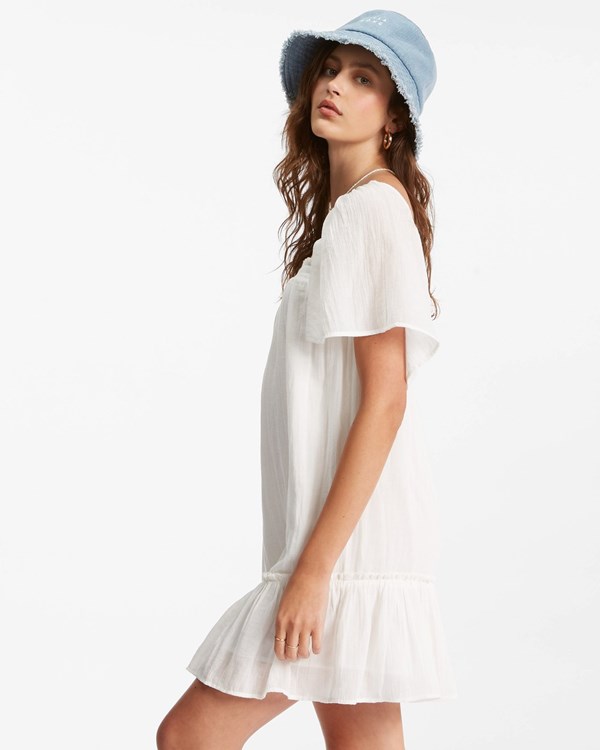 Billabong She's A Doll Babydoll Dress Salt Crystal | SUAOV2093