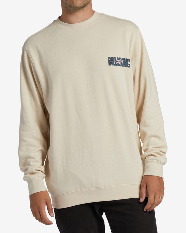 Billabong Short Sands Crewneck Sweatshirt Chino | OUHAI0389