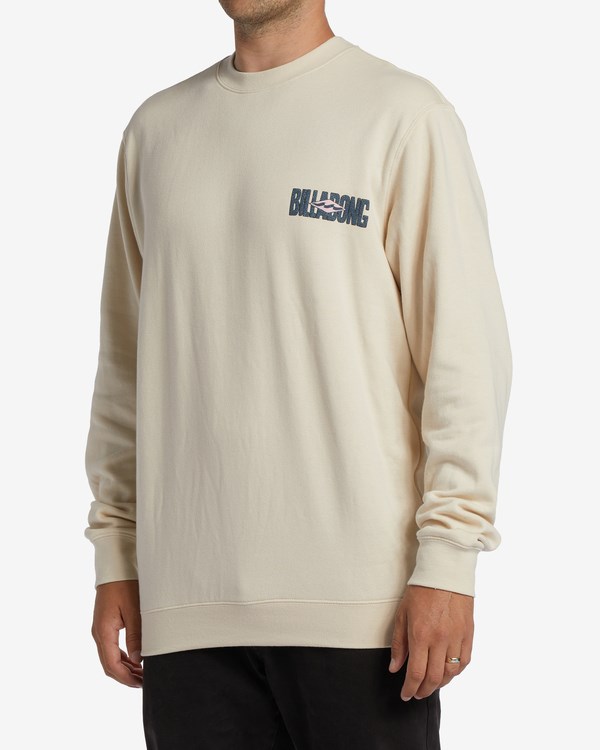 Billabong Short Sands Crewneck Sweatshirt Chino | OUHAI0389