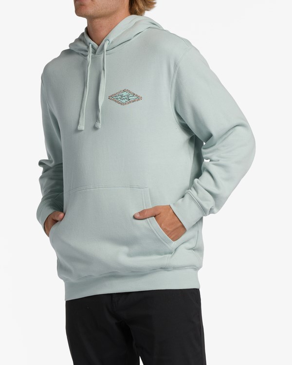 Billabong Short Sands Pullover Hoodie Blue Haze | URXVW4723