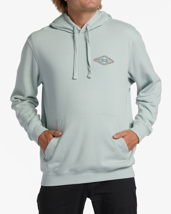 Billabong Short Sands Pullover Hoodie Blue Haze | URXVW4723