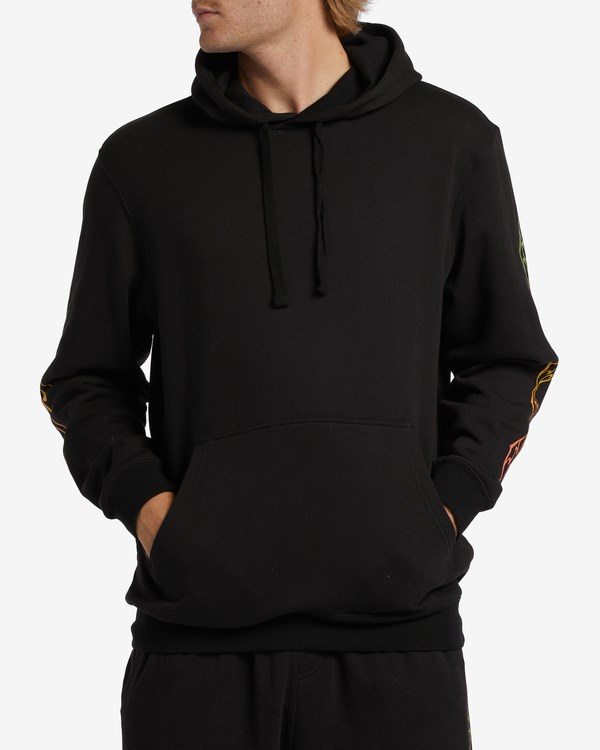 Billabong Short Sands Pullover Hoodie Phantom | MSCBH9023