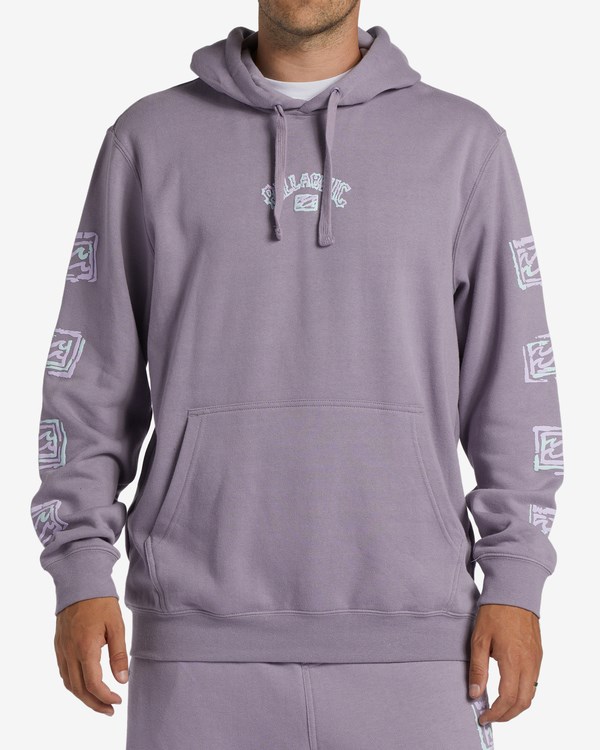 Billabong Short Sands Pullover Hoodie Purple Haze | EBNZP4976