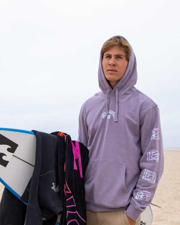 Billabong Short Sands Pullover Hoodie Purple Haze | EBNZP4976