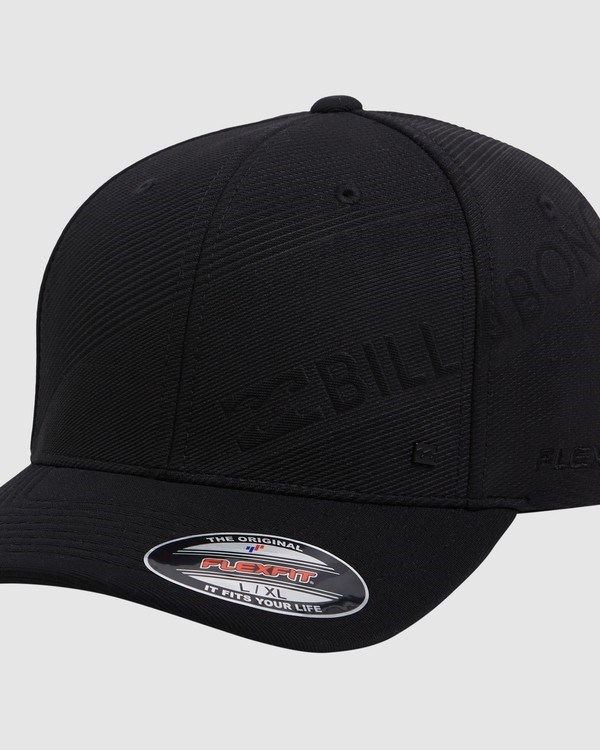 Billabong Slice Flexfit Hat Black | FSODC1453