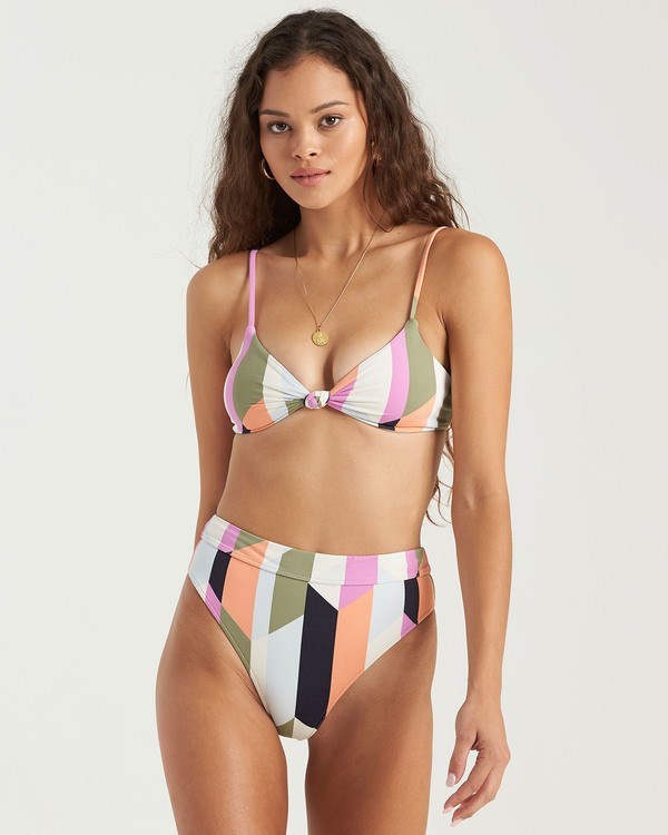 Billabong Slow Roller Rise Bikini Bottoms Multi | OMVHI1597