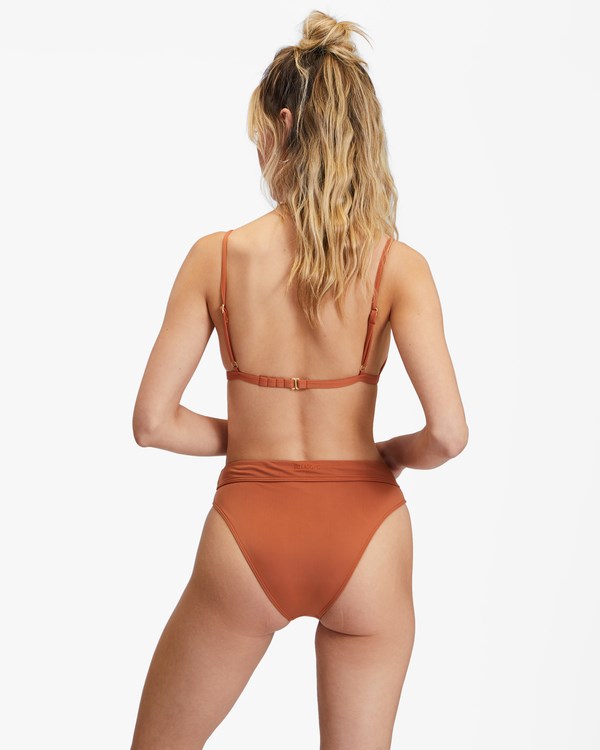 Billabong Sol Searcher Ceci Triangle Bikini Top Bronze | CAEYQ9825