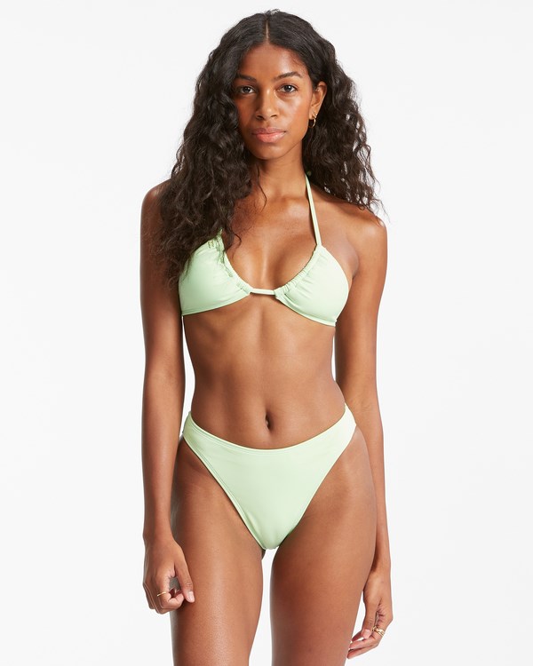 Billabong Sol Searcher Havana Skimpy Bikini Bottoms Honey Dew | CVHJZ5742