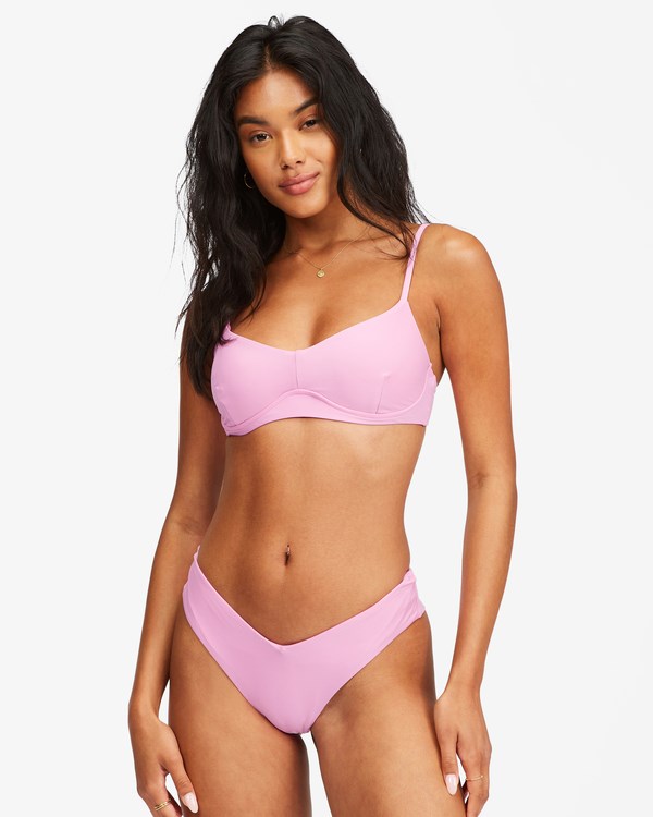 Billabong Sol Searcher Kenzley Underwire Bikini Top Paradise Pink | QLFBH3570