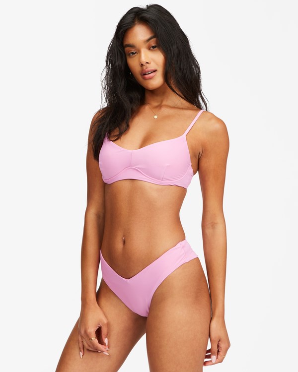 Billabong Sol Searcher Kenzley Underwire Bikini Top Paradise Pink | QLFBH3570