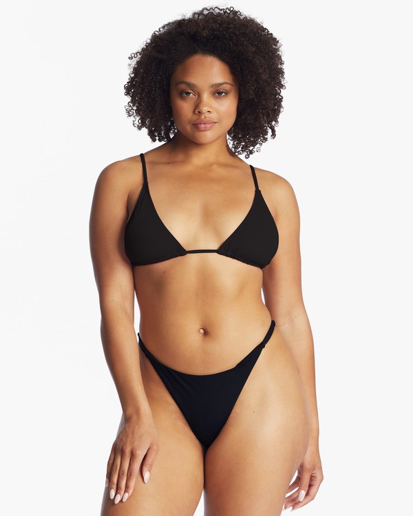 Billabong Sol Searcher Maya Bikini Bottoms Black Pebble | HYOXF0372