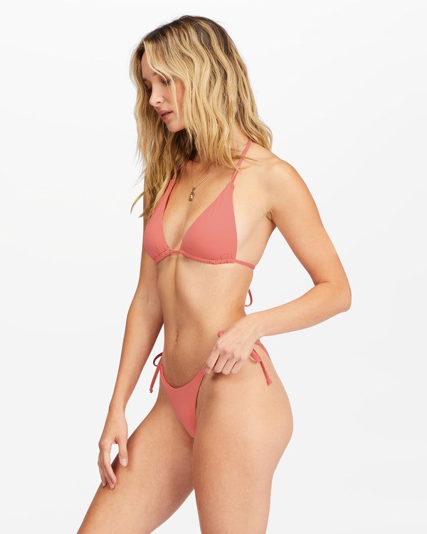 Billabong Sol Searcher Multi-Way Triangle Bikini Top Lifes A Peach | MVXHU3296