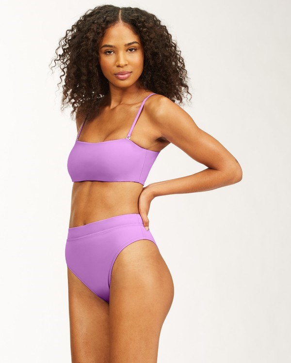 Billabong Sol Searcher Rise Bikini Bottoms Ultra Violet | UVNYT1293