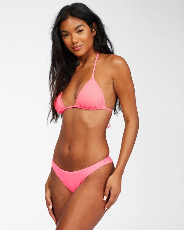 Billabong Sol Searcher Tri Bikini Top Acid Pink | AHWRO4675