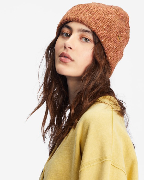 Billabong Spaced Out Beanie Sweet Chocolate | QVLTO7542