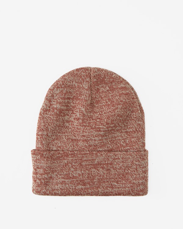 Billabong Stacked Heather Beanie Oxblood | XHDON3025