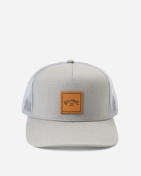 Billabong Stacked Trucker Hat Pewter | WVYLR9621