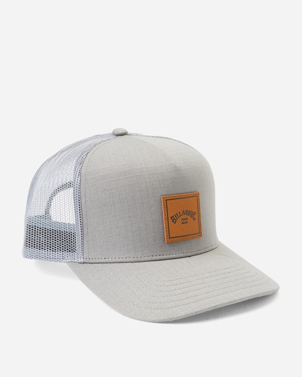 Billabong Stacked Trucker Hat Pewter | WVYLR9621