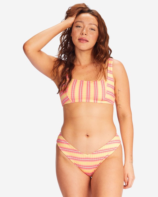 Billabong Sunchaser Square Tank Bikini Top Pineapple | AWFGQ8370