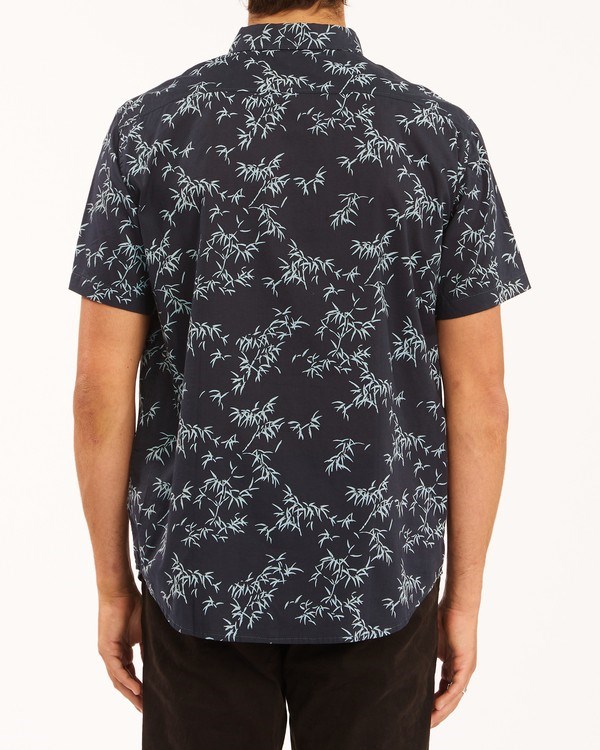 Billabong Sundays Mini Short Sleeve Shirt Navy | AWZRS6132