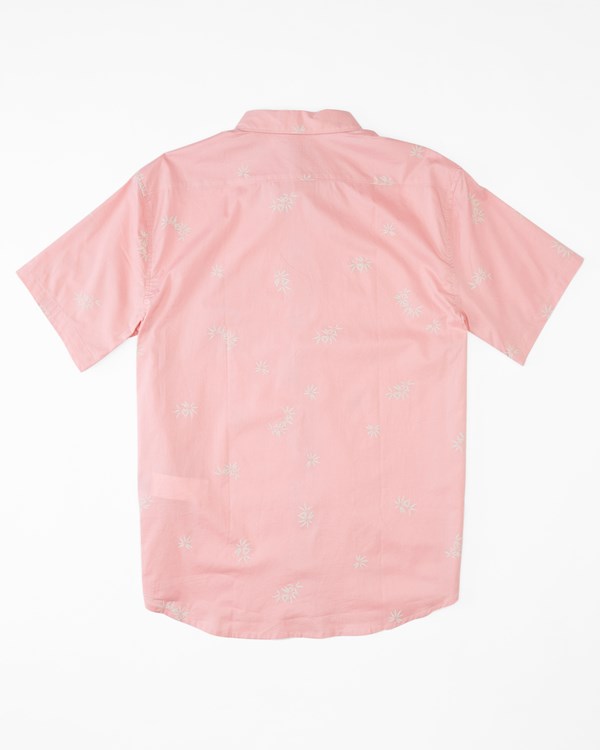 Billabong Sundays Mini Short Sleeve Shirt Blush | FICMU4583