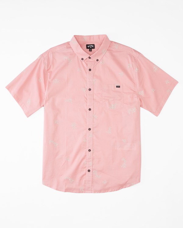 Billabong Sundays Mini Short Sleeve Shirt Blush | FICMU4583