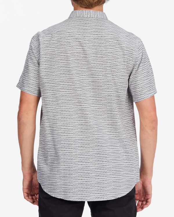 Billabong Sundays Mini Short Sleeve Shirt Grey Heather | FYQXP2483